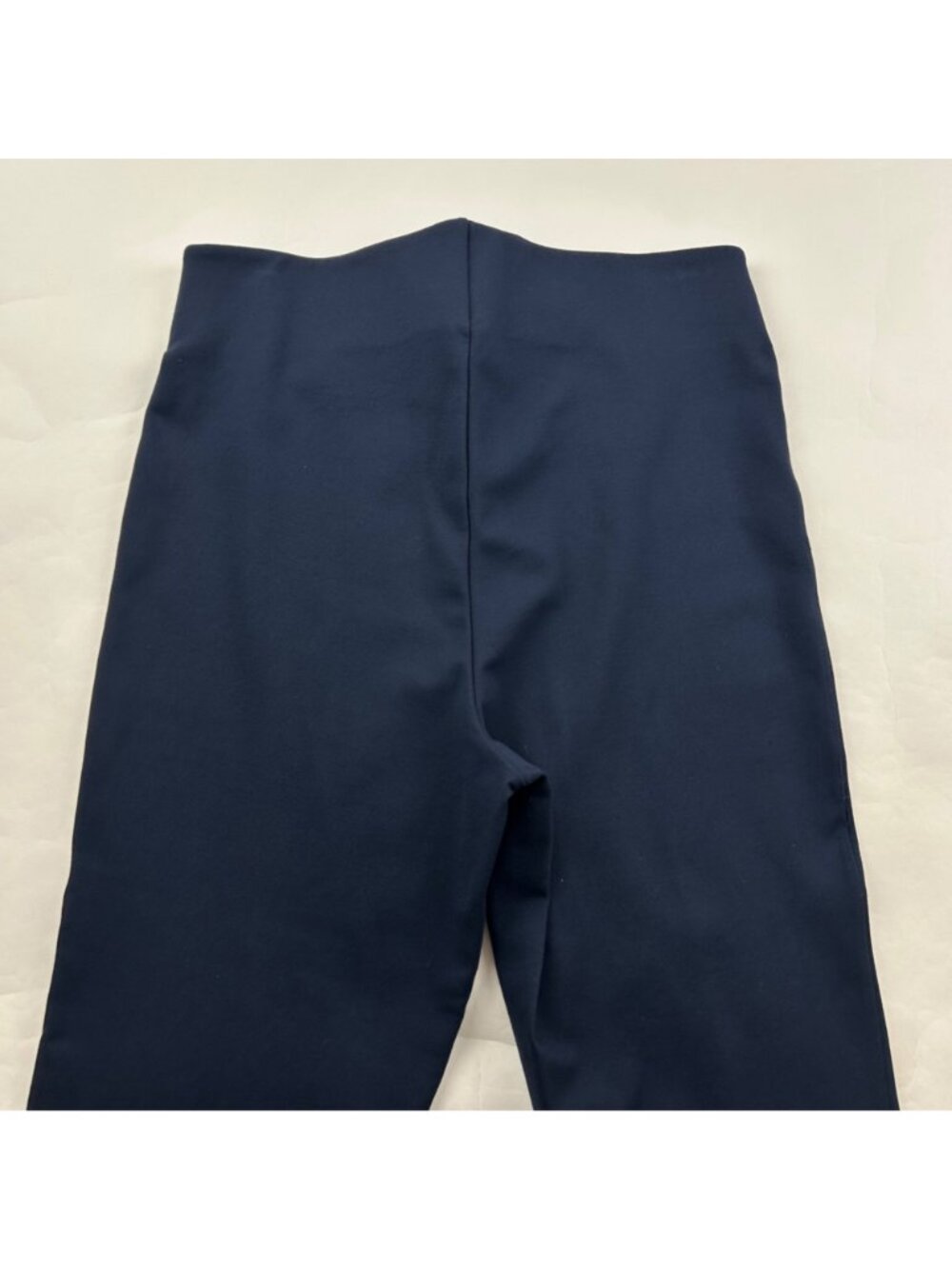 TALL Old Navy Ink Blue Ponte Knit Stevie Flared Crop Pant LT - Picture 7 of 7